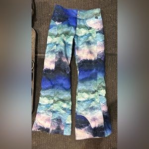 Obermeyer snow pants - super cool design size Teen L 14-16 - fit like adult XS.